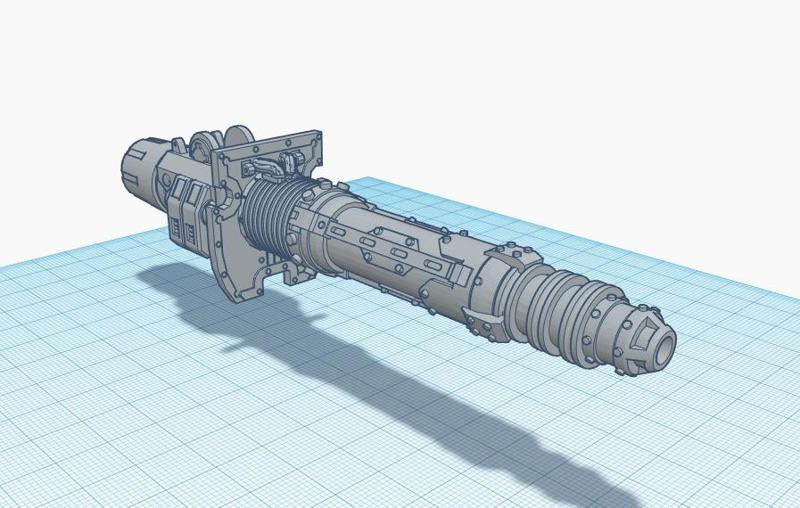 Imperial Knight equivalent volcano laser cannon
