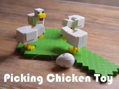 Minecraft Picking Chicken Toy