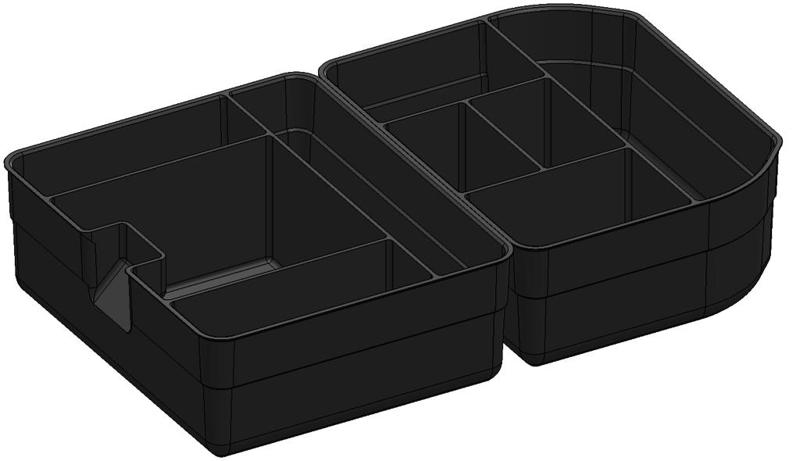 2025 Land Cruiser Prado 250 Precision Fit Center Console Organizer with Sunglasses Holder