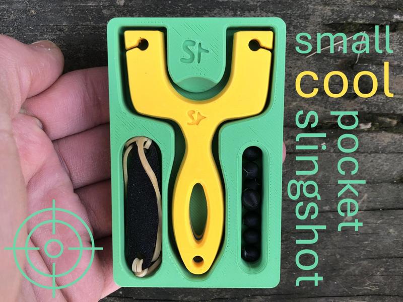 small pocket slingshot kit in one little box SR.1