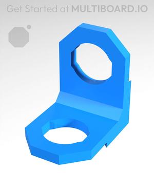 Type 4, Mid Thread Holes, 1x1 Inside Bracket