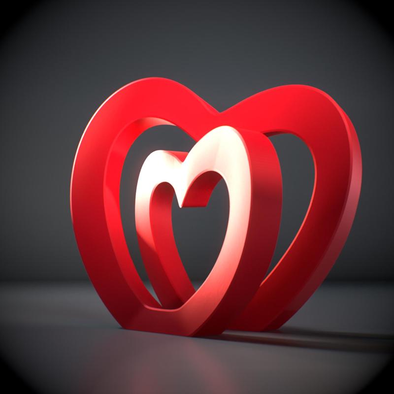 INFINITE LOVE  - Awesome heart deco for your home VALENTINES DAY