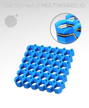 6x6 Multiboard Core Tile - x4 Multi-Material Stack