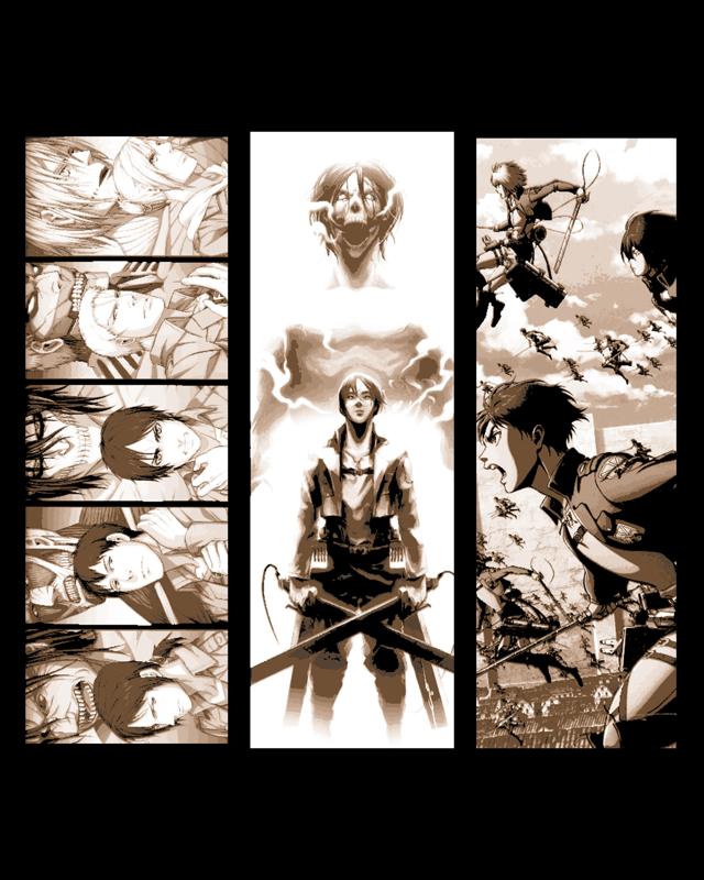 Fan Art Manga Special - Attack on Titan set of Bookmarks