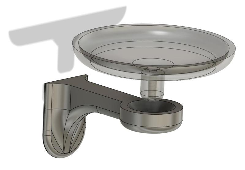 Seifenspender/Desinfektion Auffangschale / Ablageschale