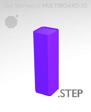 1x1x3 - Multibin Insert - STEP Remixing File