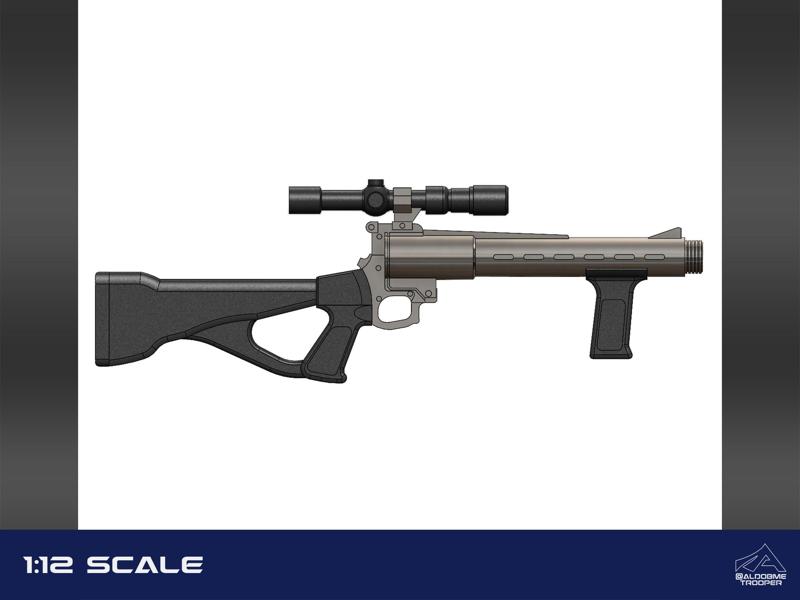 Deathwatch Rifle Blaster 1:12 Scale