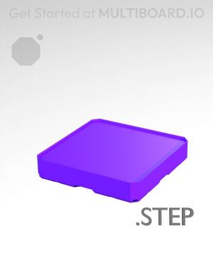 2x2x0·5 - Multibin Insert - STEP Remixing File