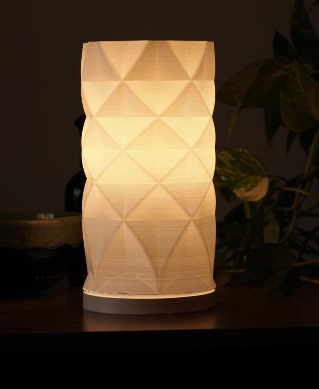 Geometric Faceted Lamp