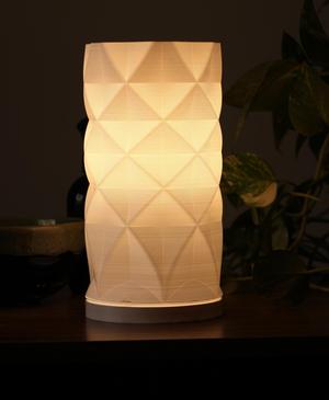 Geometric Faceted Lamp