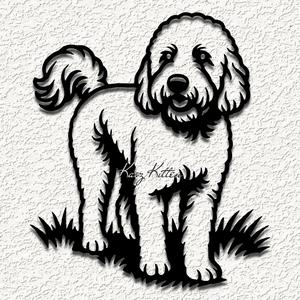 goldendoodle puppy dog wall art home decor