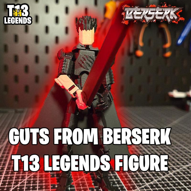 Guts from Berserk Inspired T13 Legends Dummy 13 Figure