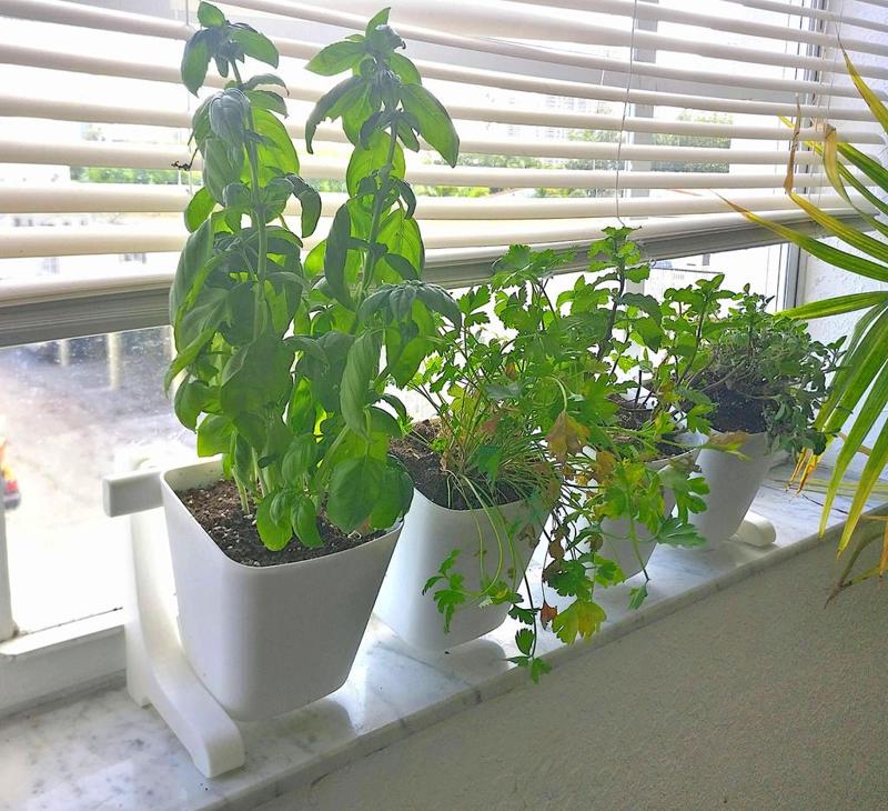 Legs for IKEA Sunnersta Rails and Bins (Plant Rack Holder)