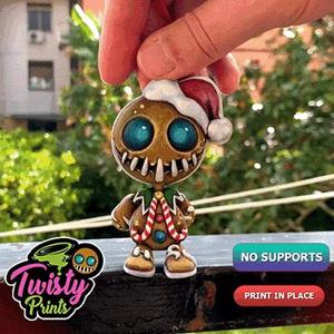 🍪Articulated Xmas Gingerbread Man - Christmas Tree Ornament 🍪