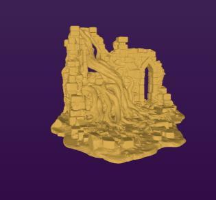 Twisted Grove Ruins – Overgrown Fantasy Terrain for Tabletop RPG & Wargames