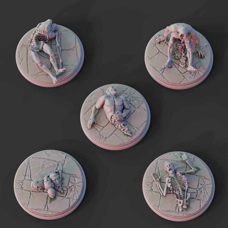 Horror, Zombie, Gore Terrain Detail Set