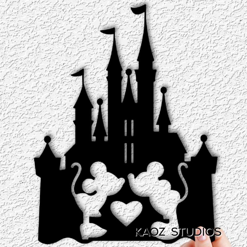 disney mickey minnie castle.stl