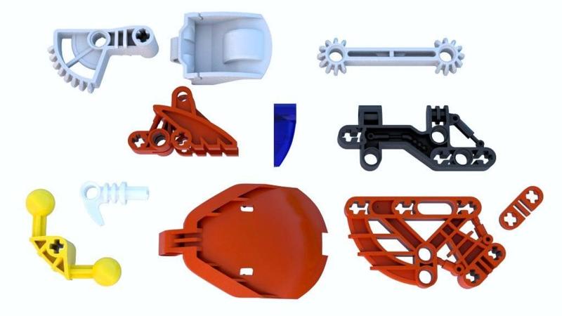 Bionicle Bohrok parts