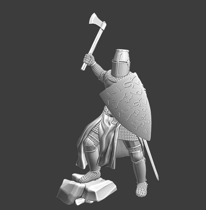 Medieval Danish Knight - Danish court in Nyborg