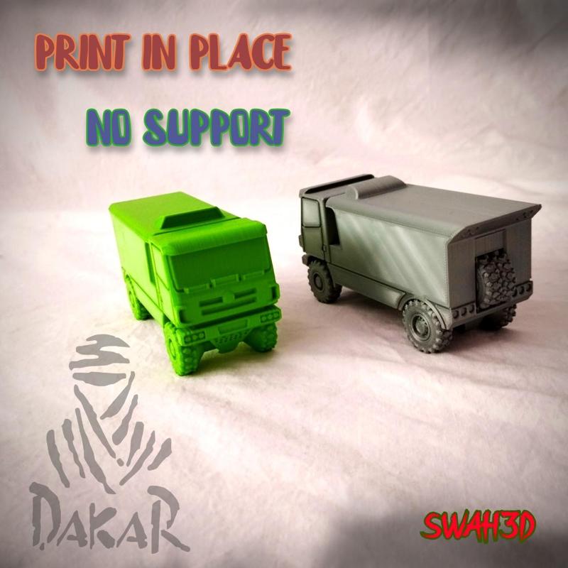 RACING TRUCK RALLY DAKAR - PRINT IN PLACE