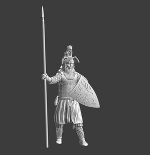 Medieval Knight - Lion crested helmet