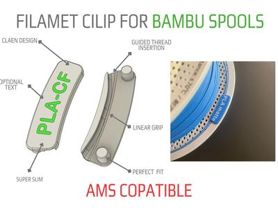 Filament Clip for Bambu spools