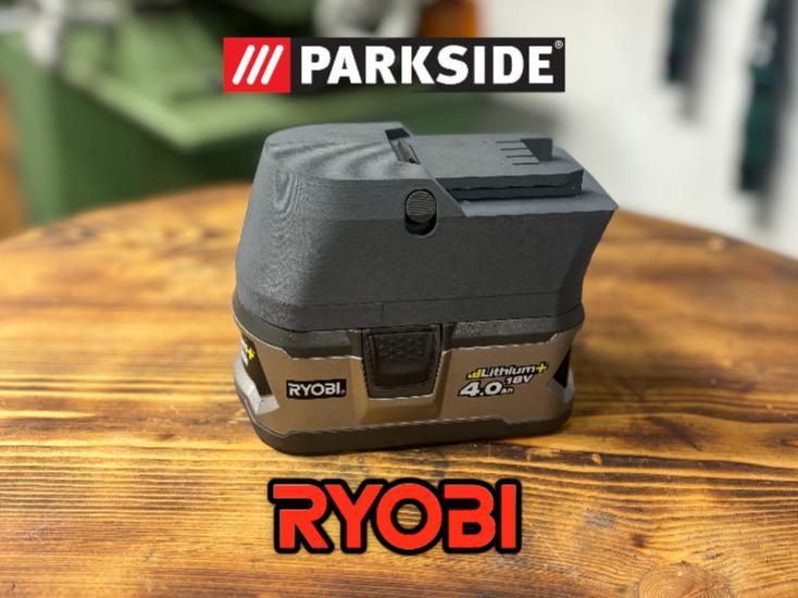 Ryobi Battery to Parkside x20 Tools adapter Remix
