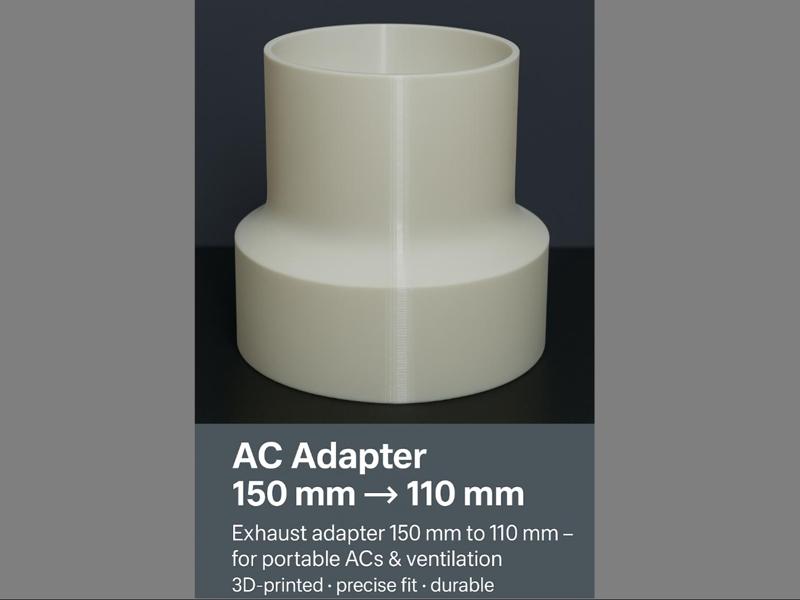 Air Conditioner / Pipe / Hose Adapter - 150 to 110