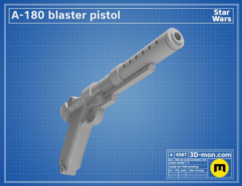 A-180 Blaster Pistol