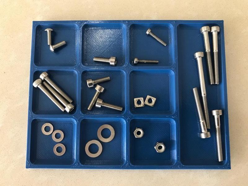 Small Parts Organizer Tray 110mm x 83mm