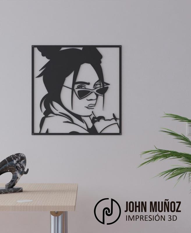 Billie Eilish Art Portrait 