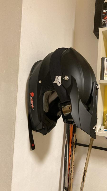 Motorrad Helmhalter