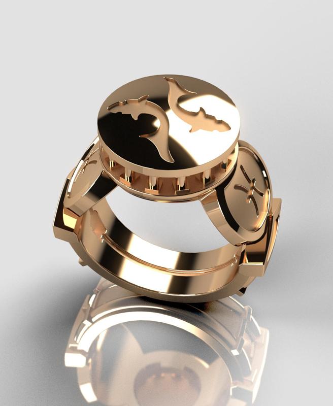Pisces Zodiac Ring