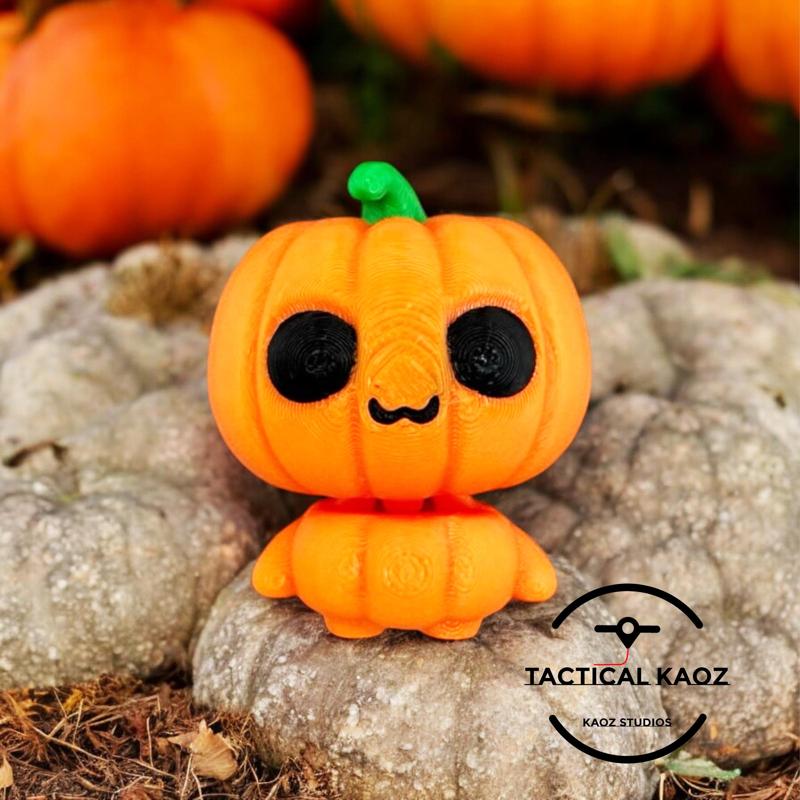 Mini Pumpkin Buddy Articulating Flexy - Wiggle and Stand
