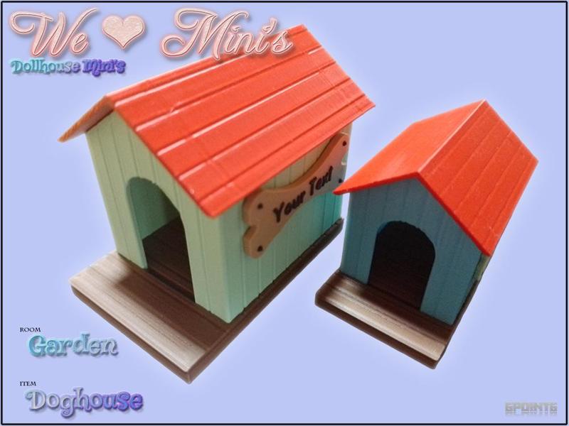 Dollhouse - Doghouse 1:18 1:12