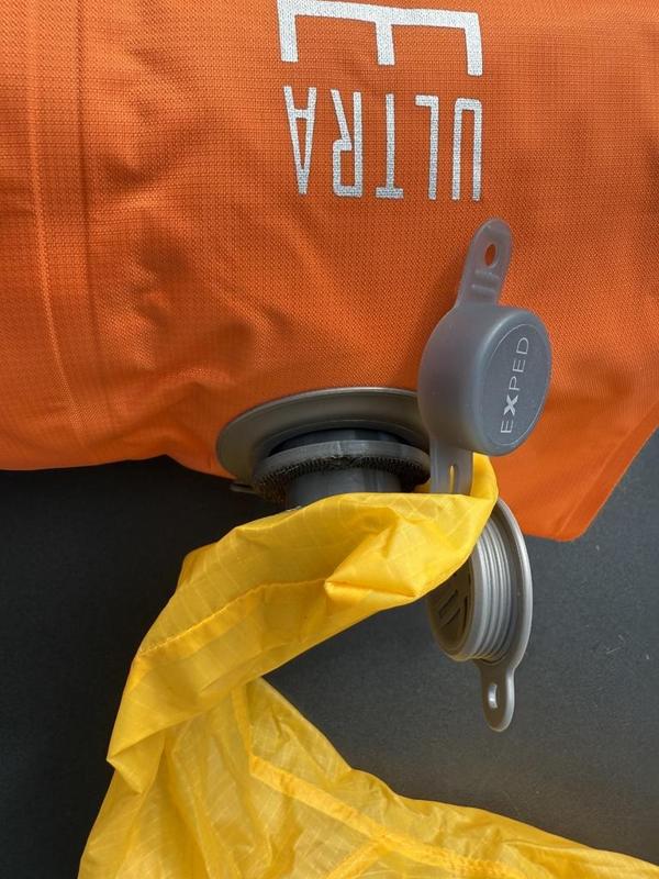 Inflation adapter for Big Agnes valve that connects to Schnozzel Pumpbag and other EXPED pumps 