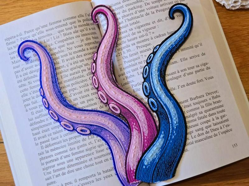 Collection Six Bookmarks "Tentacle"