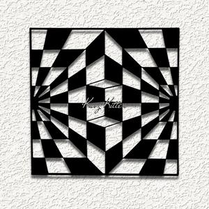optical illusion perspective wall art home decor