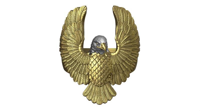 EAGLE RING 25 CLOSED BEAK