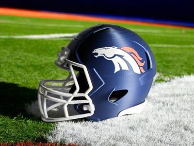 Denver Broncos NFL Football Helmet