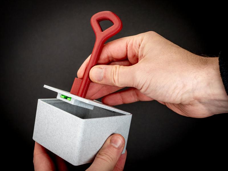 Secret Magnetic Vault !Hidden mechanism and Key!