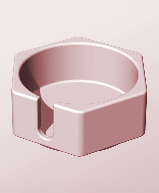 CH68-30-S Stackable slotted bin box module for creative decor