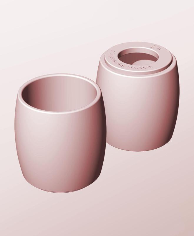 CR68-85-P Modular pierced component container modern decor