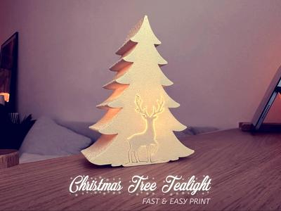 Christmas Tree Tealight 