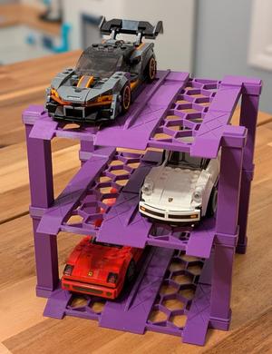 Legos Speed champions 6 cars display -6 studs wide