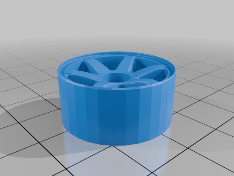 LDRC Rim/Tire combo - Pinku Style M915S