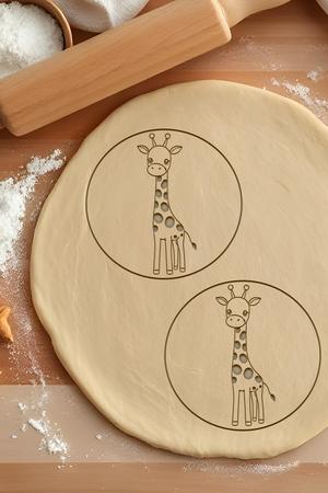 Cute Giraffe Cookie Cutter, Biscuit Cutter