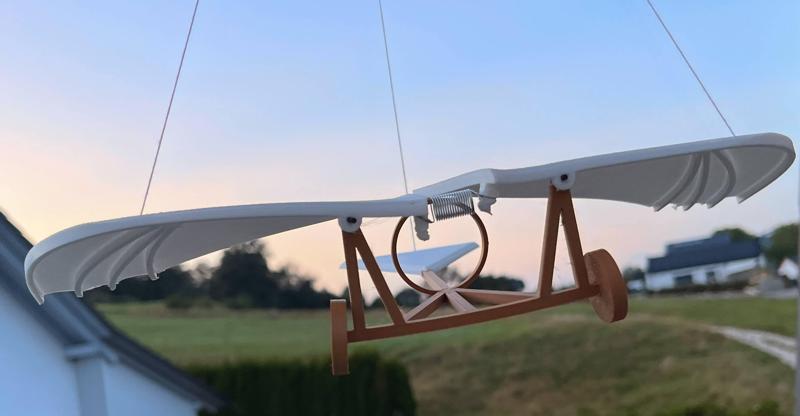 Wind Chime: Ornithopter of Leonardo da Vinci (The Flying Machine)