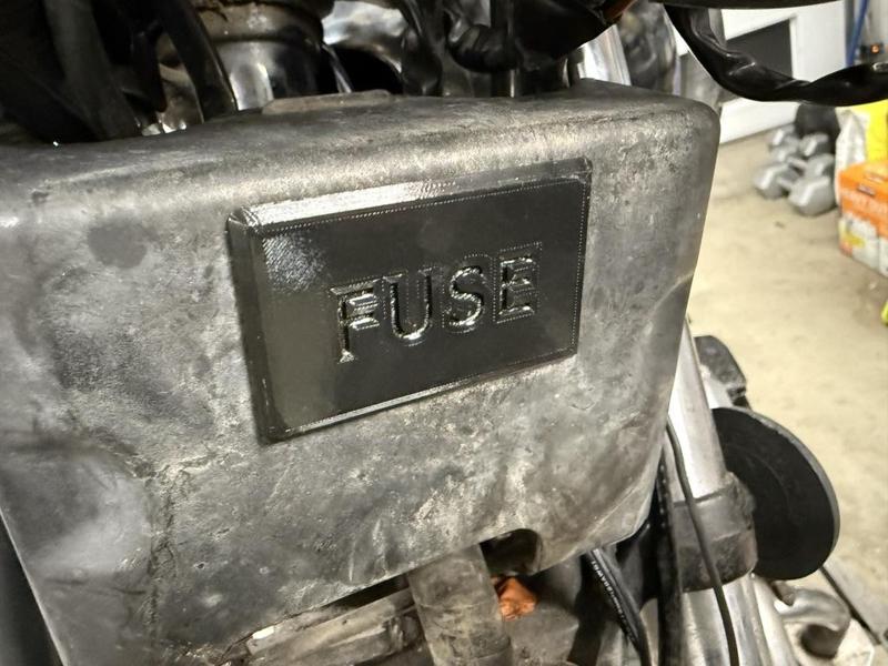 Honda motorcycle fuse cover 61402-ME5-000