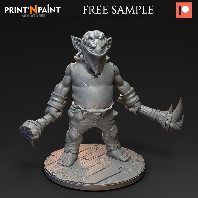 Goblin Raider (Free Sample)